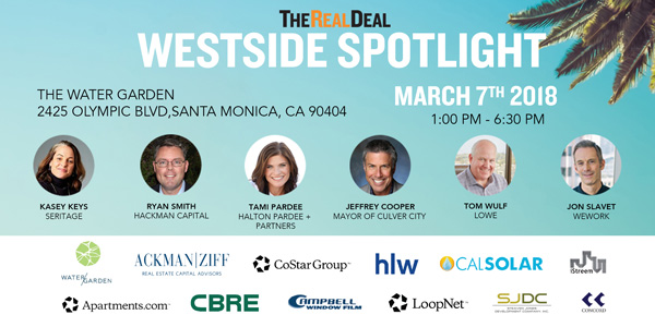 Check out the full roster of panelists for The Real Deal’s Westside Spotlight on March 7