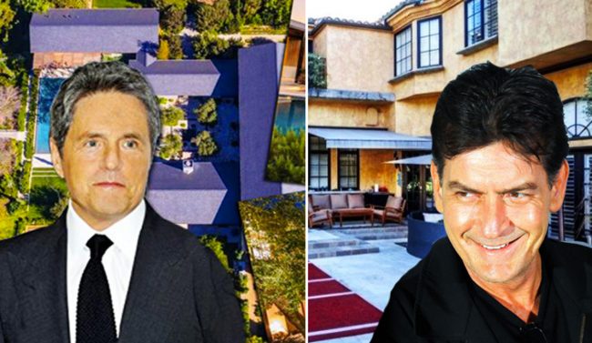 This week in celebrity real estate: Home of late Paramount exec asks $78M, Charlie Sheen wants to move out.. and more