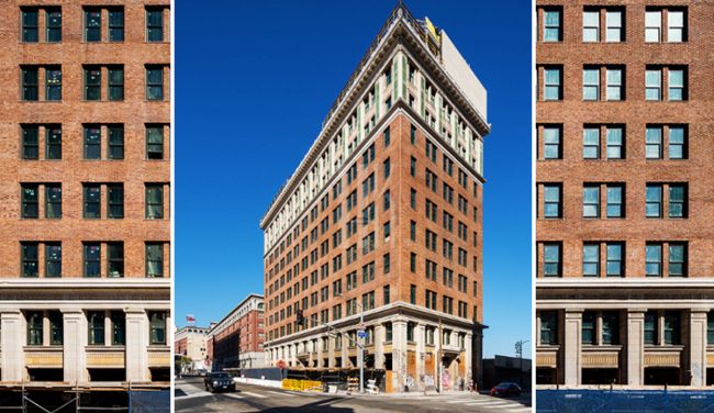 Downtown’s Hoxton hotel facade uncovered