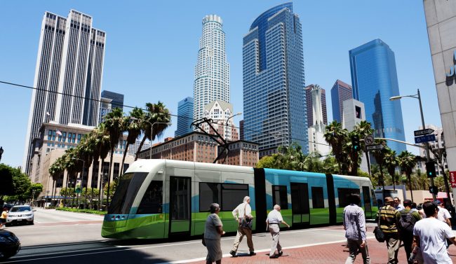 What costs $14K per foot and runs all over DTLA?