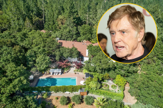 Robert Redford seeking $7.5M for wine country estate