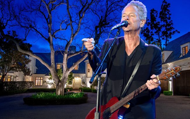 Lindsey Buckingham and 299 North Saltair Avenue (Credit: Getty Images)